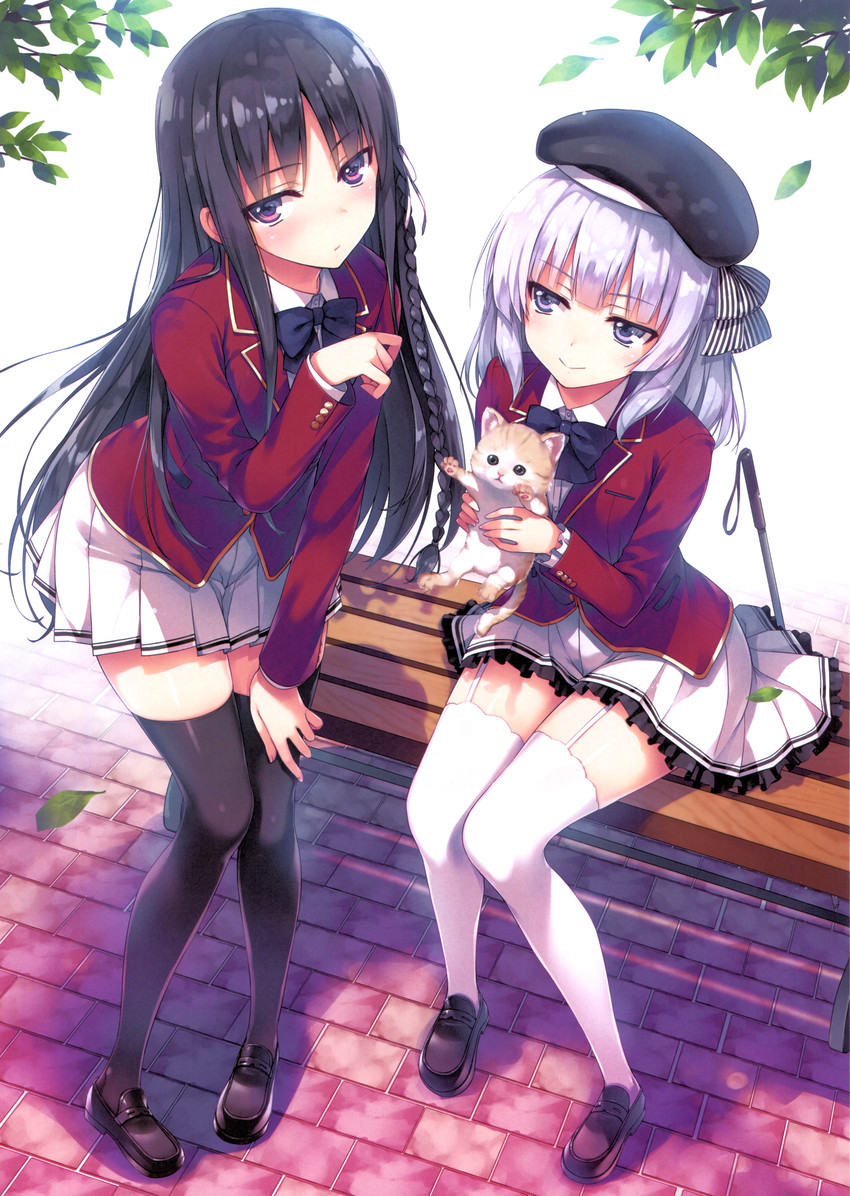 horikita suzune and sakayanagi arisu (youkoso jitsuryoku shijou shugi no kyoushitsu e) drawn by tomose_shunsaku
