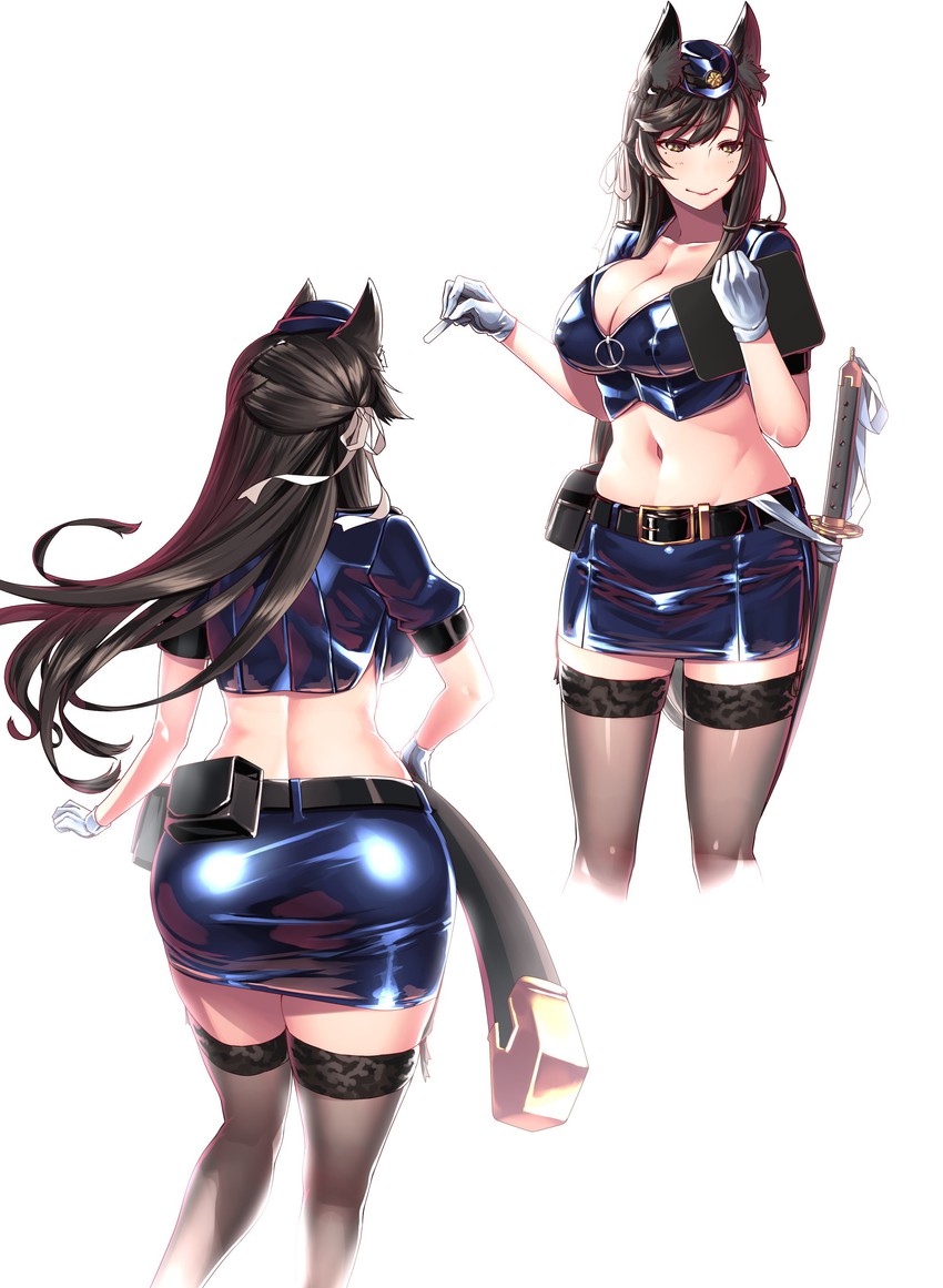atago (azur lane) drawn by hiememiko