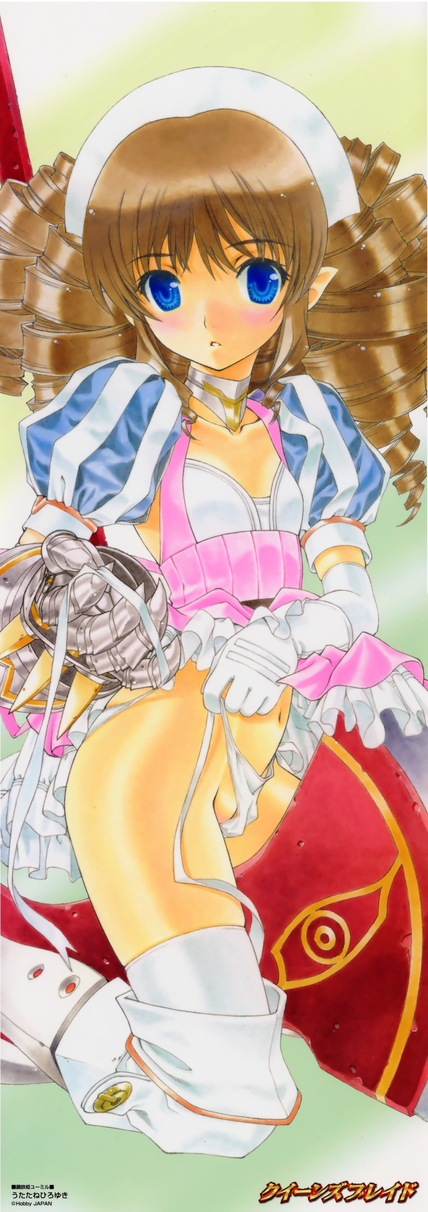 ymir and iron princess ymir (queen's blade) drawn by utatane_hiroyuki