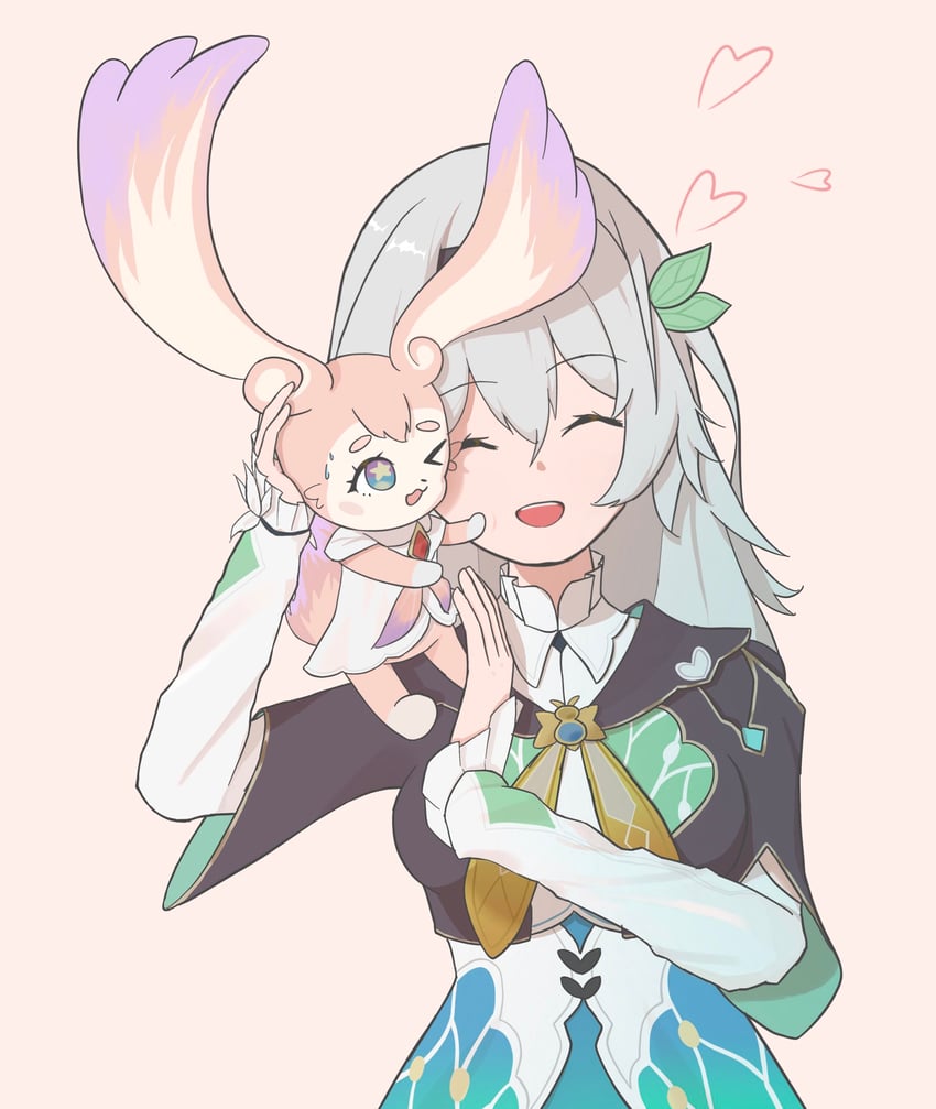 firefly and mem (honkai and 1 more) drawn by azurechirp