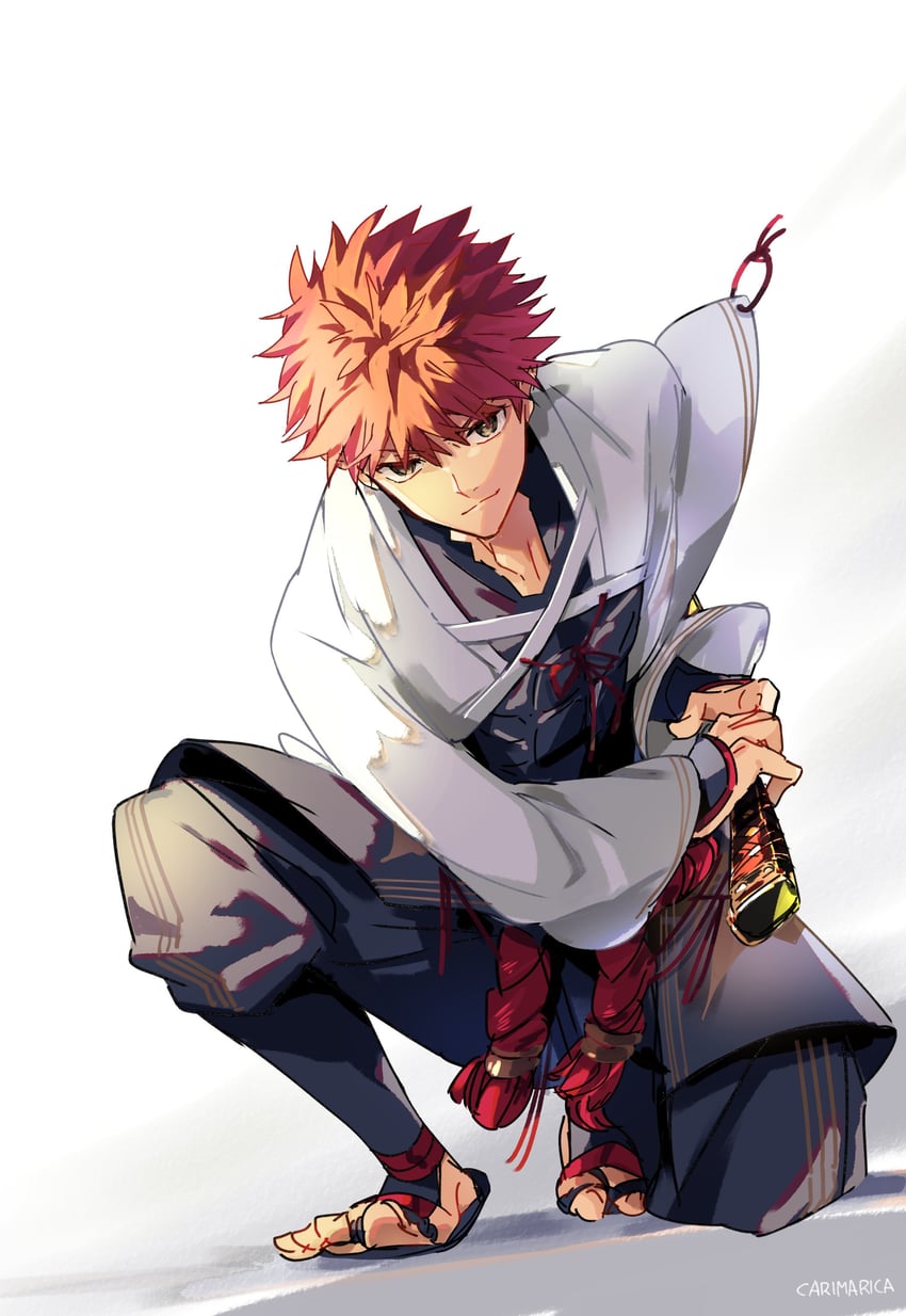emiya shirou and senji muramasa (fate and 1 more) drawn by carimarica