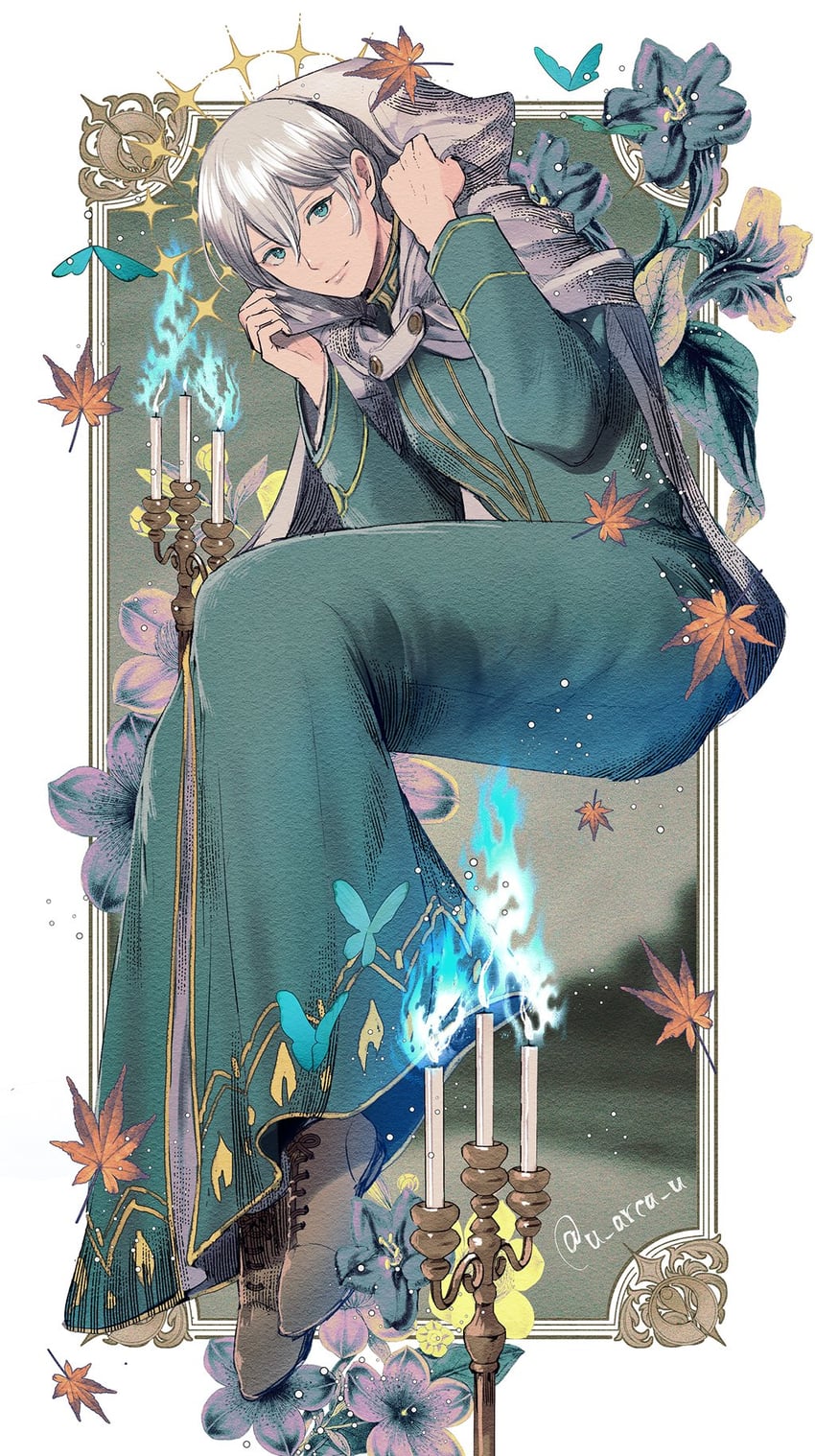 temenos mistral (octopath traveler and 1 more) drawn by u_arca_u