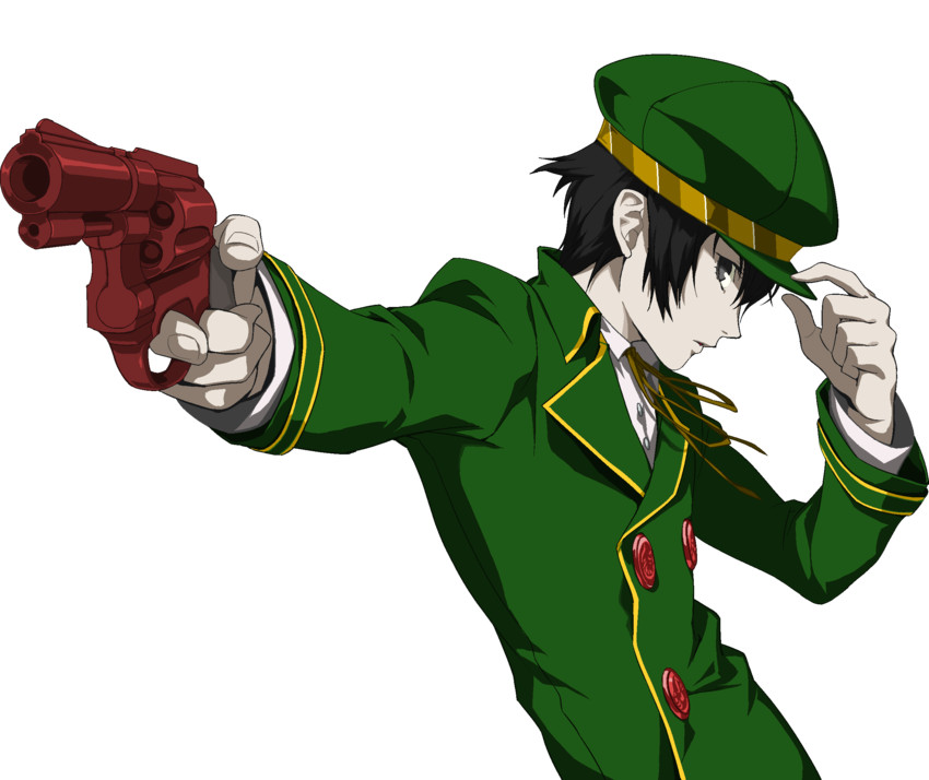 shirogane naoto (persona and 1 more) drawn by soejima_shigenori