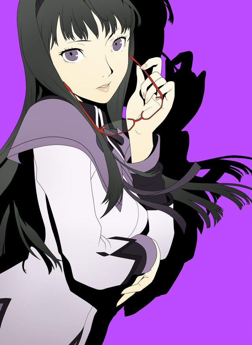 akemi homura and amagi yukiko (mahou shoujo madoka magica and 2 more) drawn by kamakiri