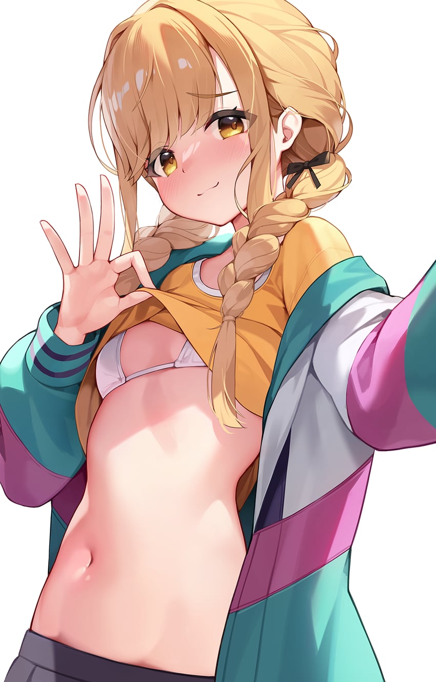 fujita kotone (idolmaster and 1 more) drawn by pinki_o64