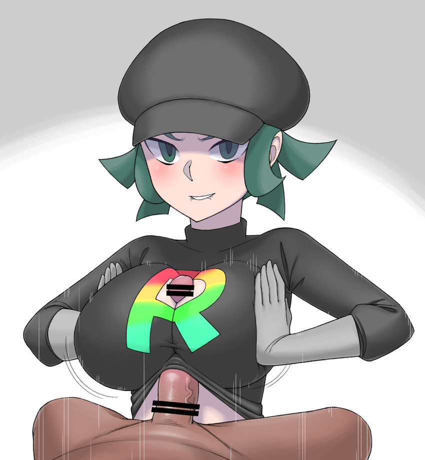 team rainbow rocket grunt (pokemon and 1 more) drawn by ekz_(robotekz)