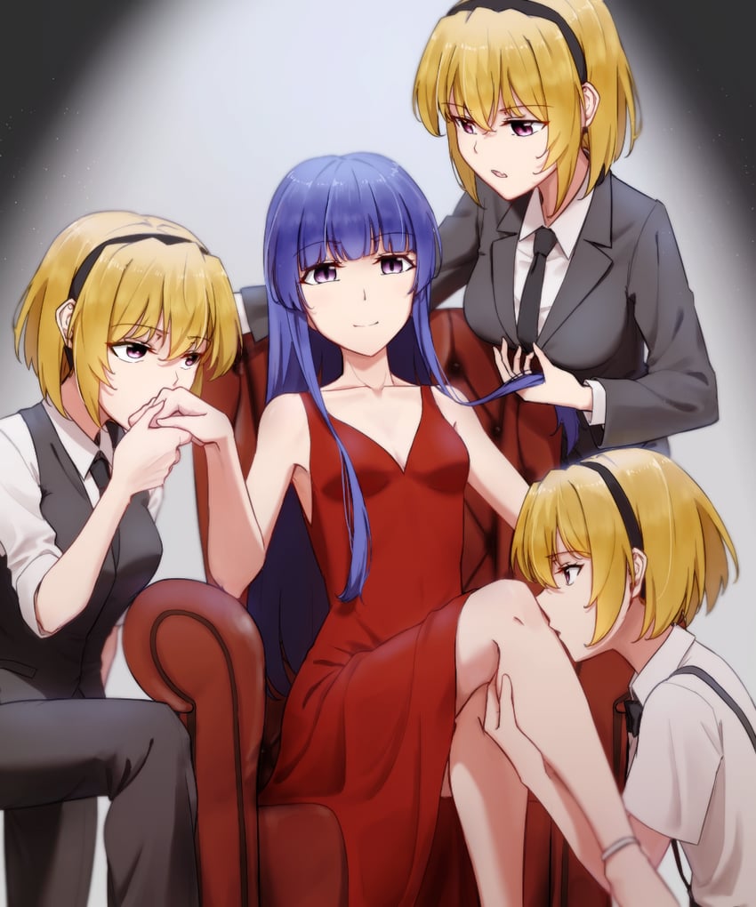 furude rika and houjou satoko (higurashi no naku koro ni and 1 more) drawn by dconan_owo