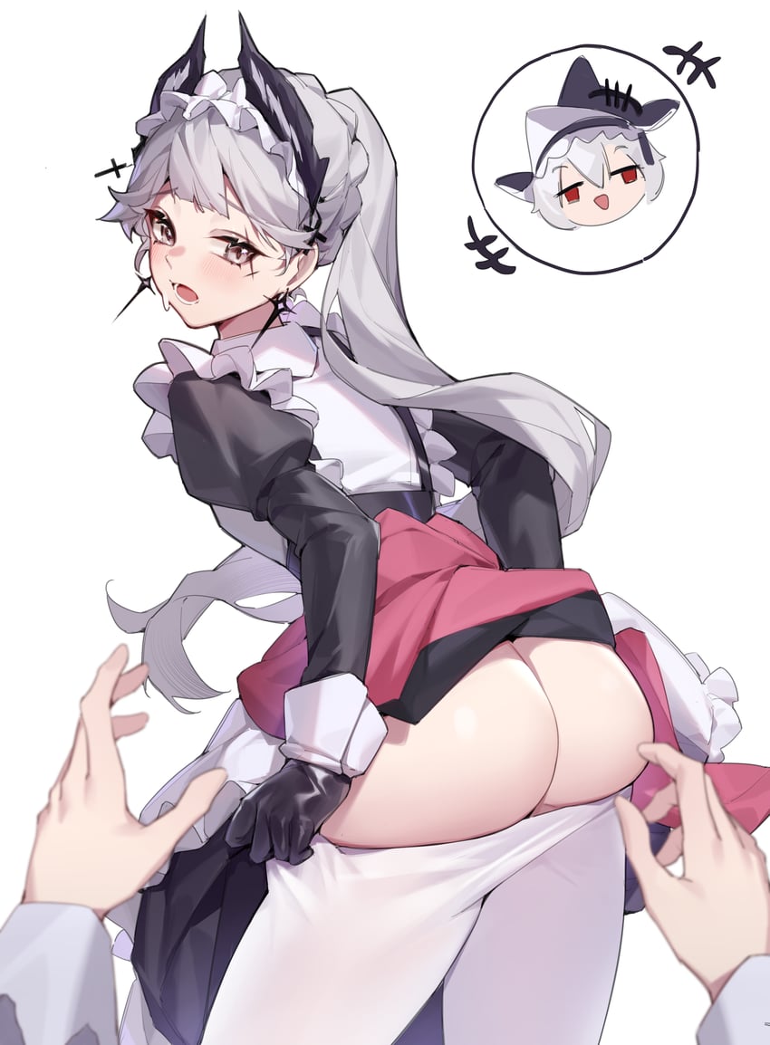 specter, irene, and specter the unchained (arknights and 1 more) drawn by darling0221