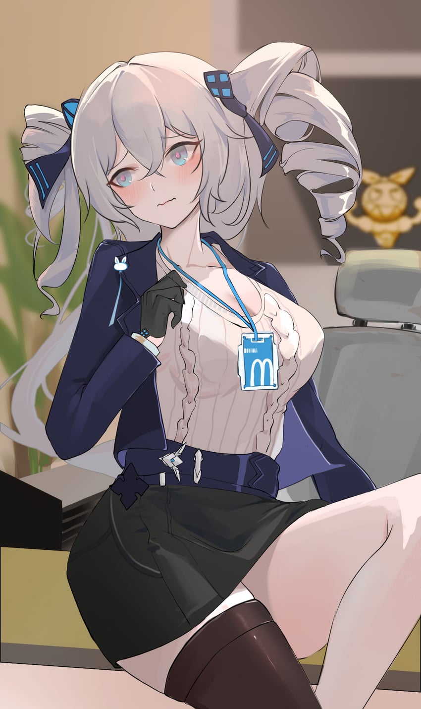 bronya zaychik and homu (honkai and 1 more) drawn by 0066
