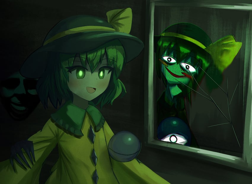 komeiji koishi (touhou and 1 more) drawn by kirbyearthbound