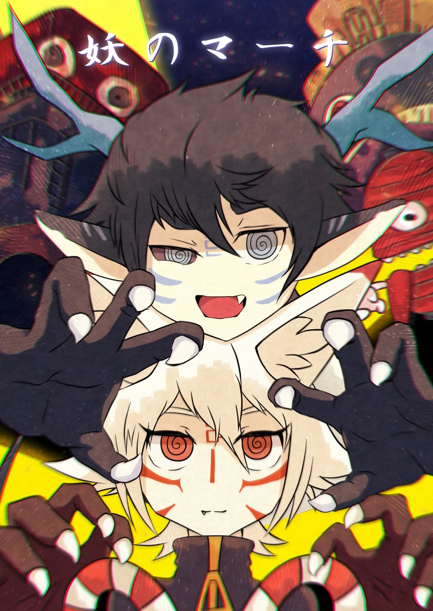 mafumafu and soraru (indie utaite and 1 more) drawn by yutori3218