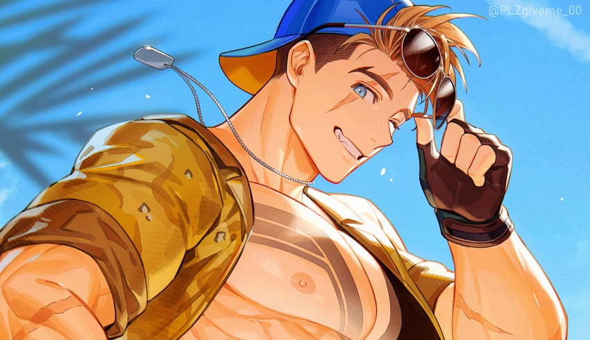 luke sullivan (street fighter and 1 more) drawn by plzgiveme_00
