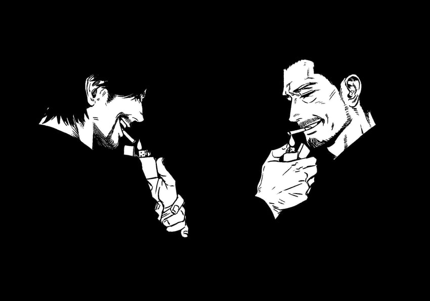 nishitani homare and sagawa tsukasa (ryuu ga gotoku and 1 more) drawn by sagamajiyes