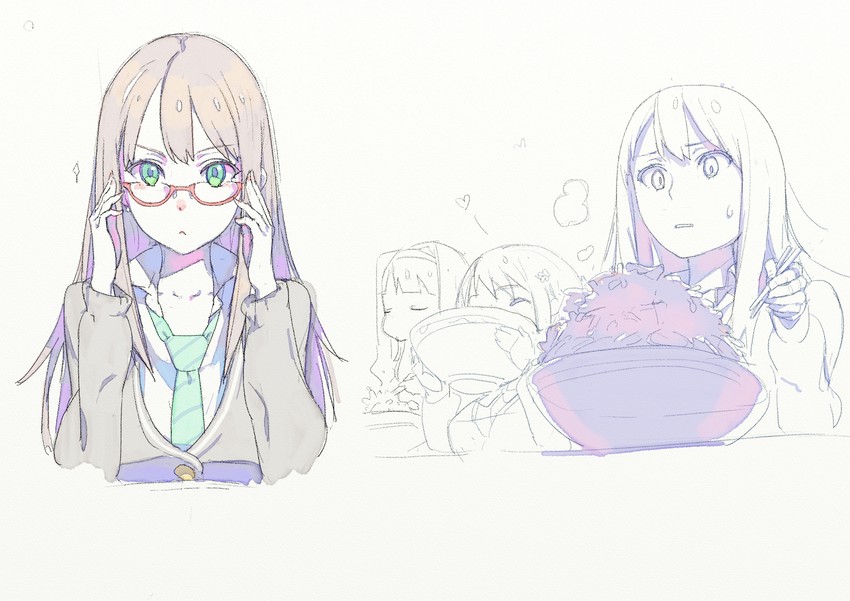 shibuya rin, shijou takane, and mimura kanako (idolmaster and 1 more) drawn by enkyo_yuuichirou