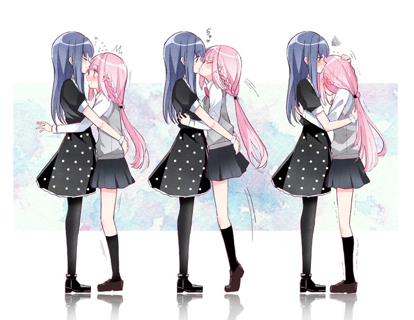 tamaki iroha and nanami yachiyo (mahou shoujo madoka magica and 1 more) drawn by christy_mii