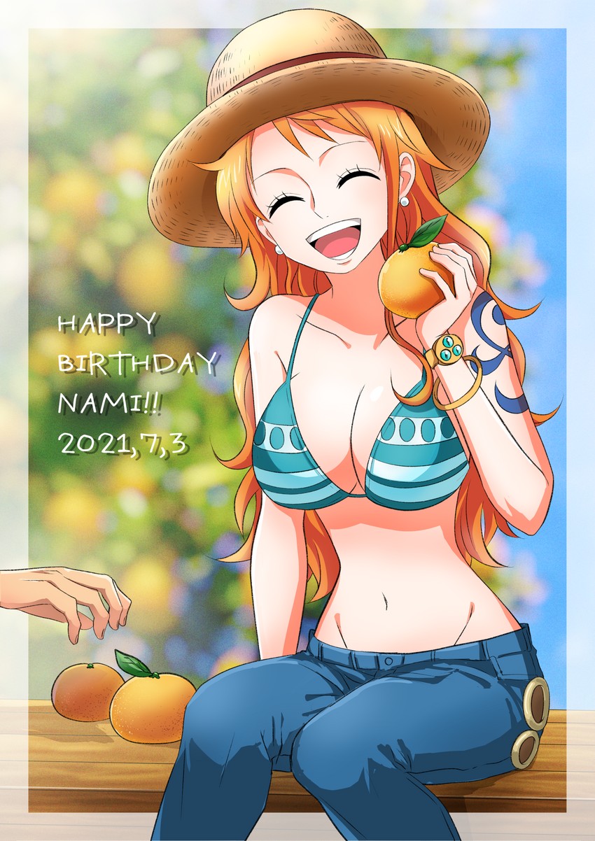 nami (one piece) drawn by oshicpume