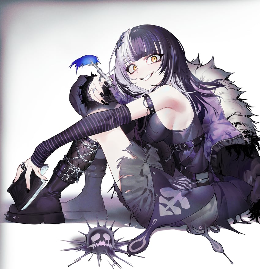shiori novella and yorick (hololive and 1 more) drawn by ghdwid