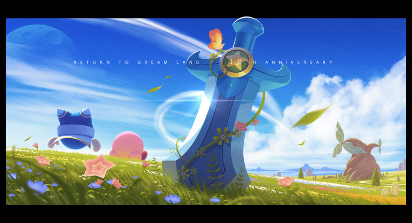 kirby and magolor (kirby and 1 more) drawn by 5health