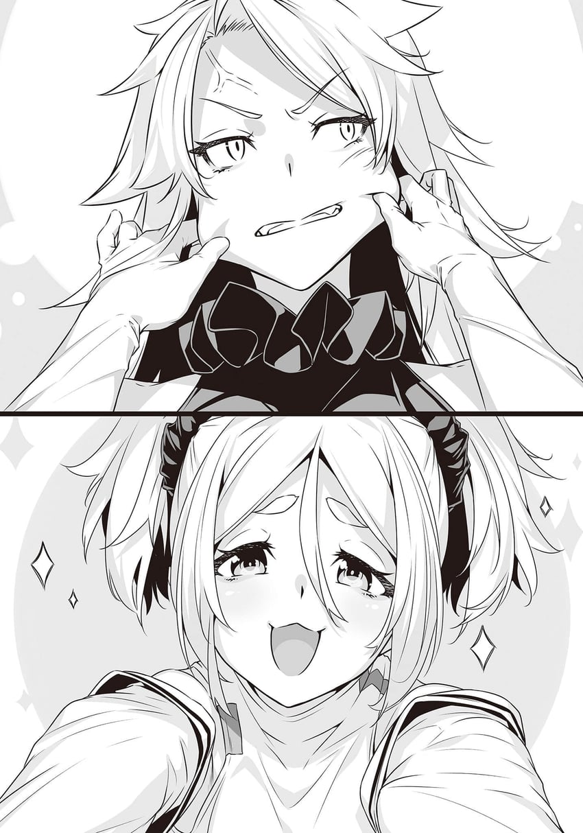 momo and ashuna grisarika (shokei shoujo no virgin road) drawn by nilitsu
