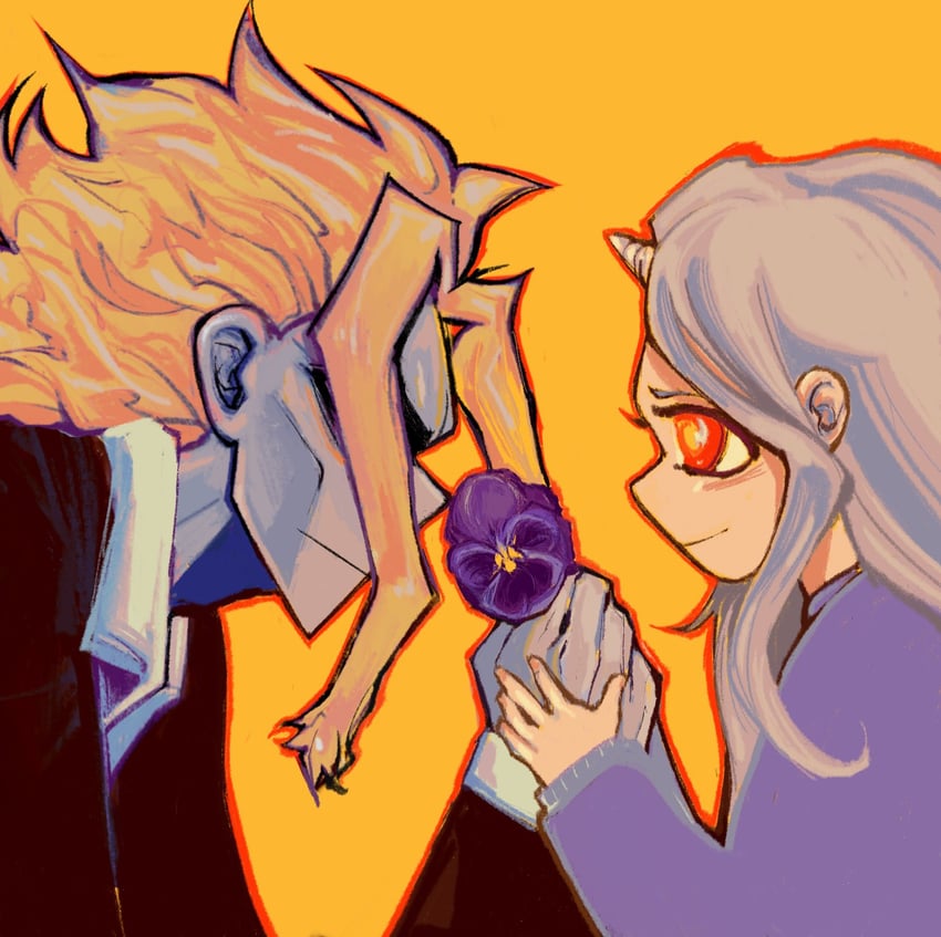 eri and yagi toshinori (boku no hero academia) drawn by eraseyface