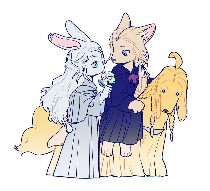 venat, argos, and azem (final fantasy and 1 more) drawn by enullim