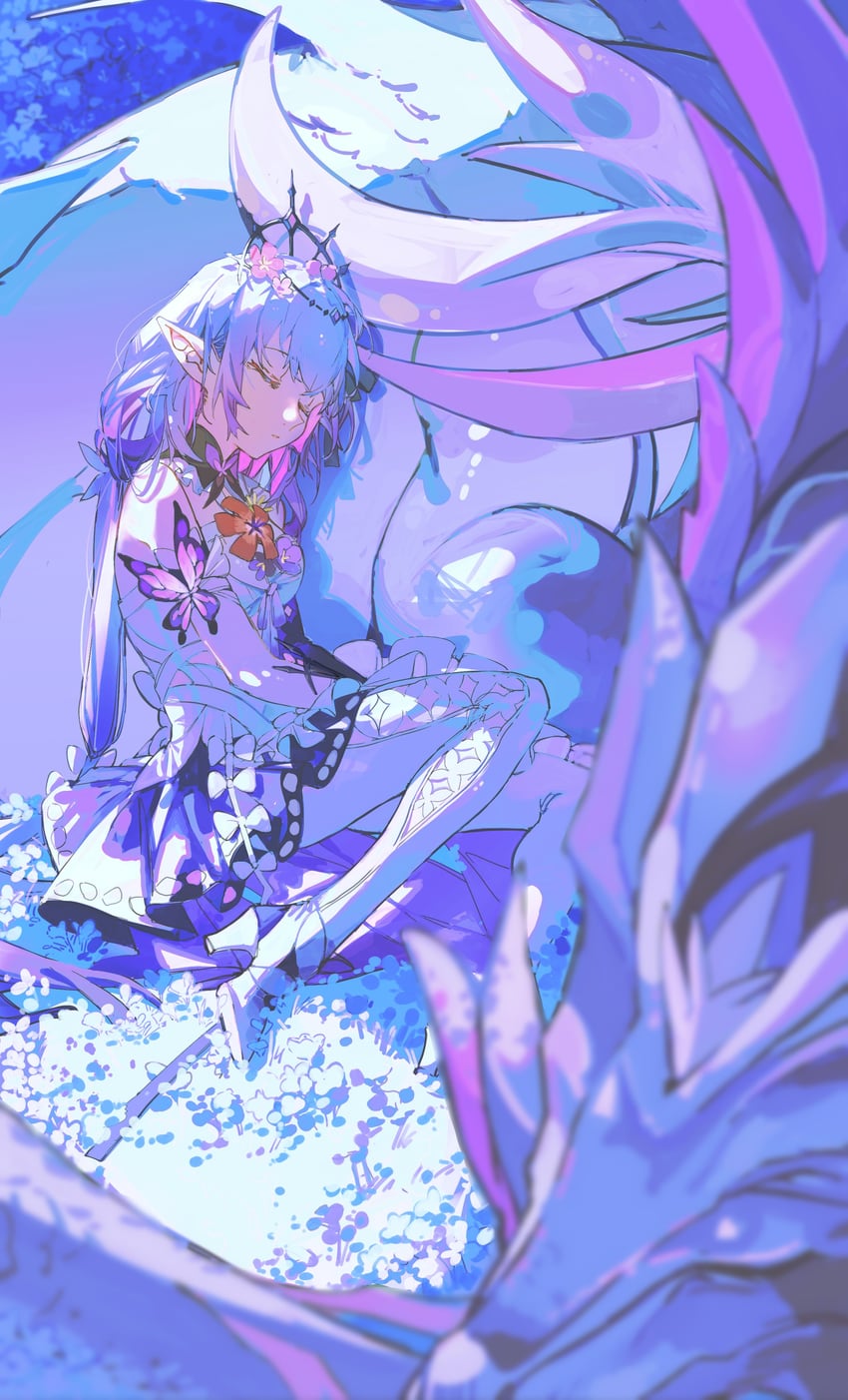 castorice (honkai and 1 more) drawn by kurattes