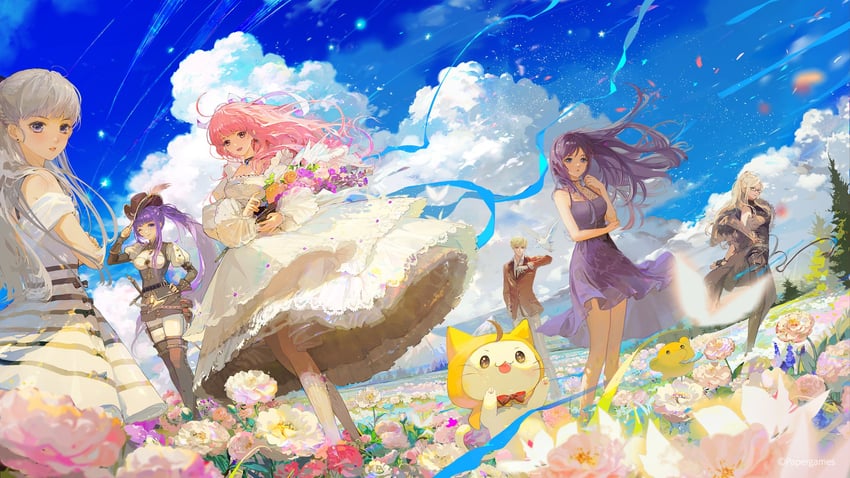 nikki, momo, loen, kimi, ace, and 2 more (nikki and 2 more)