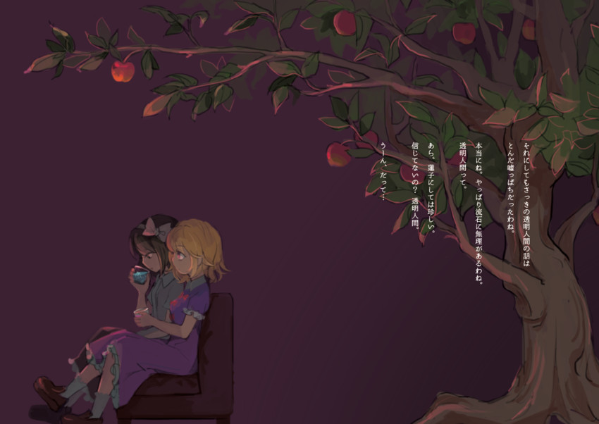 usami renko and maribel hearn (touhou and 1 more) drawn by sakamoto_(pompa)