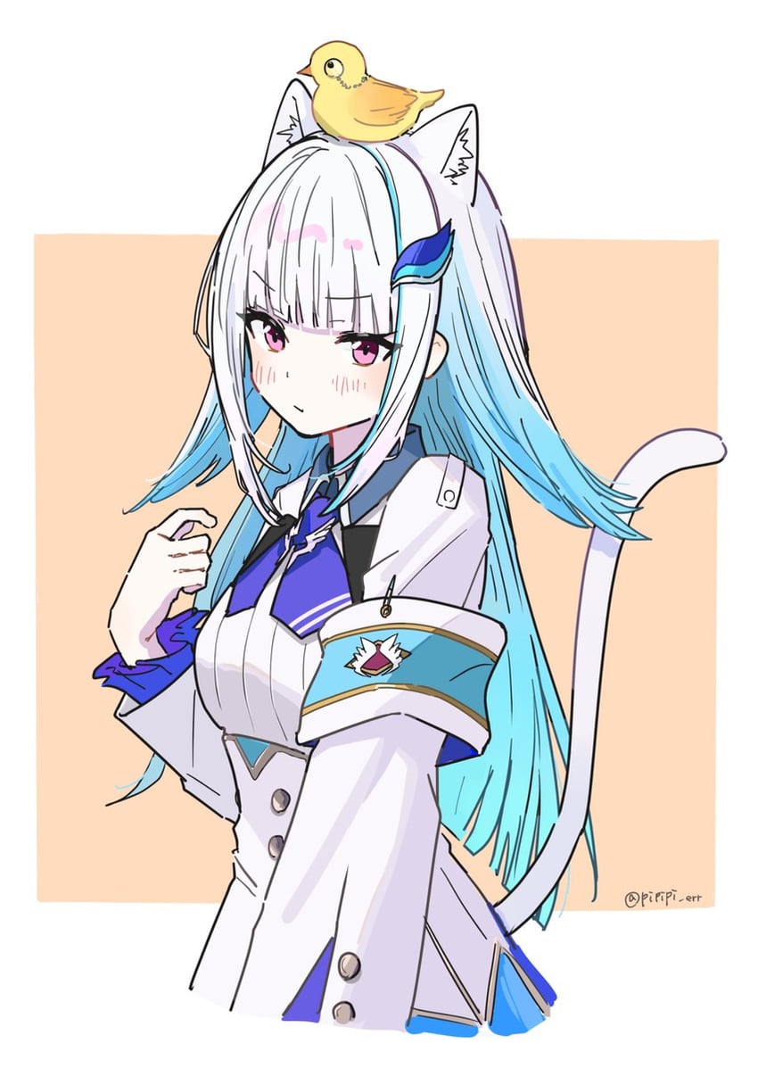 lize helesta and sebastian piyodore (nijisanji) drawn by pipipi_err
