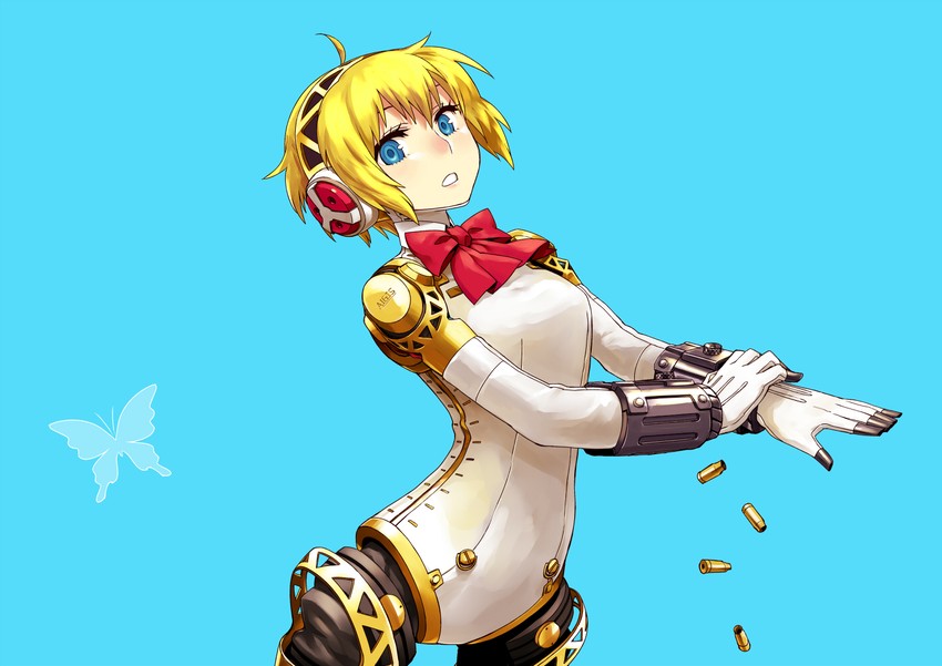 aigis (persona and 1 more) drawn by chan_co