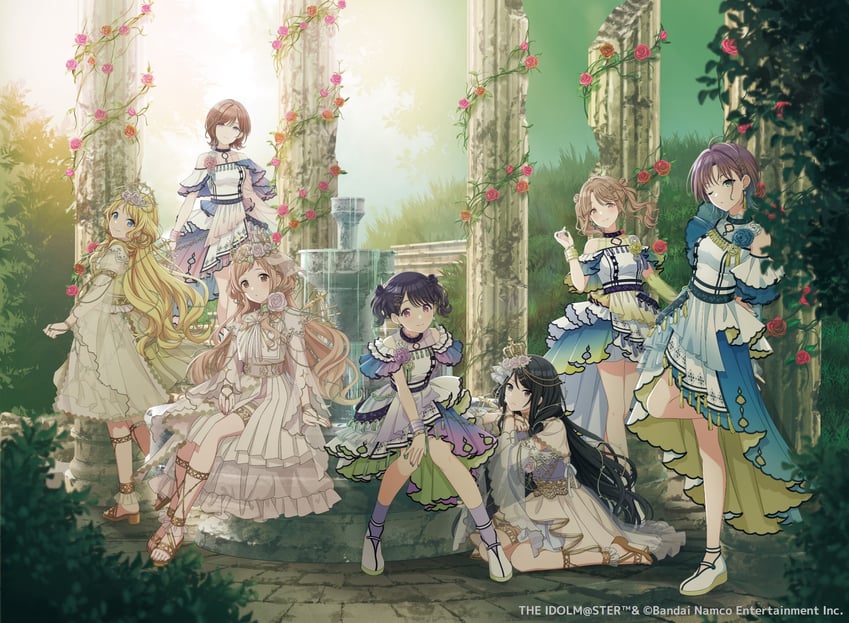 higuchi madoka, asakura toru, hachimiya meguru, fukumaru koito, sakuragi mano, and 2 more (idolmaster and 1 more)