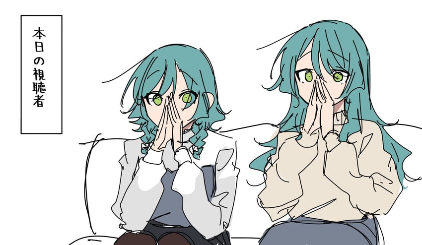 hikawa sayo and hikawa hina (bang dream! and 1 more) drawn by gemini_mujou