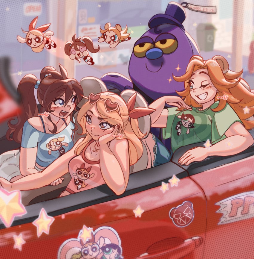 buttercup, blossom, bubbles, cudlil, octi, and 3 more (original and 1 more) drawn by cudlil