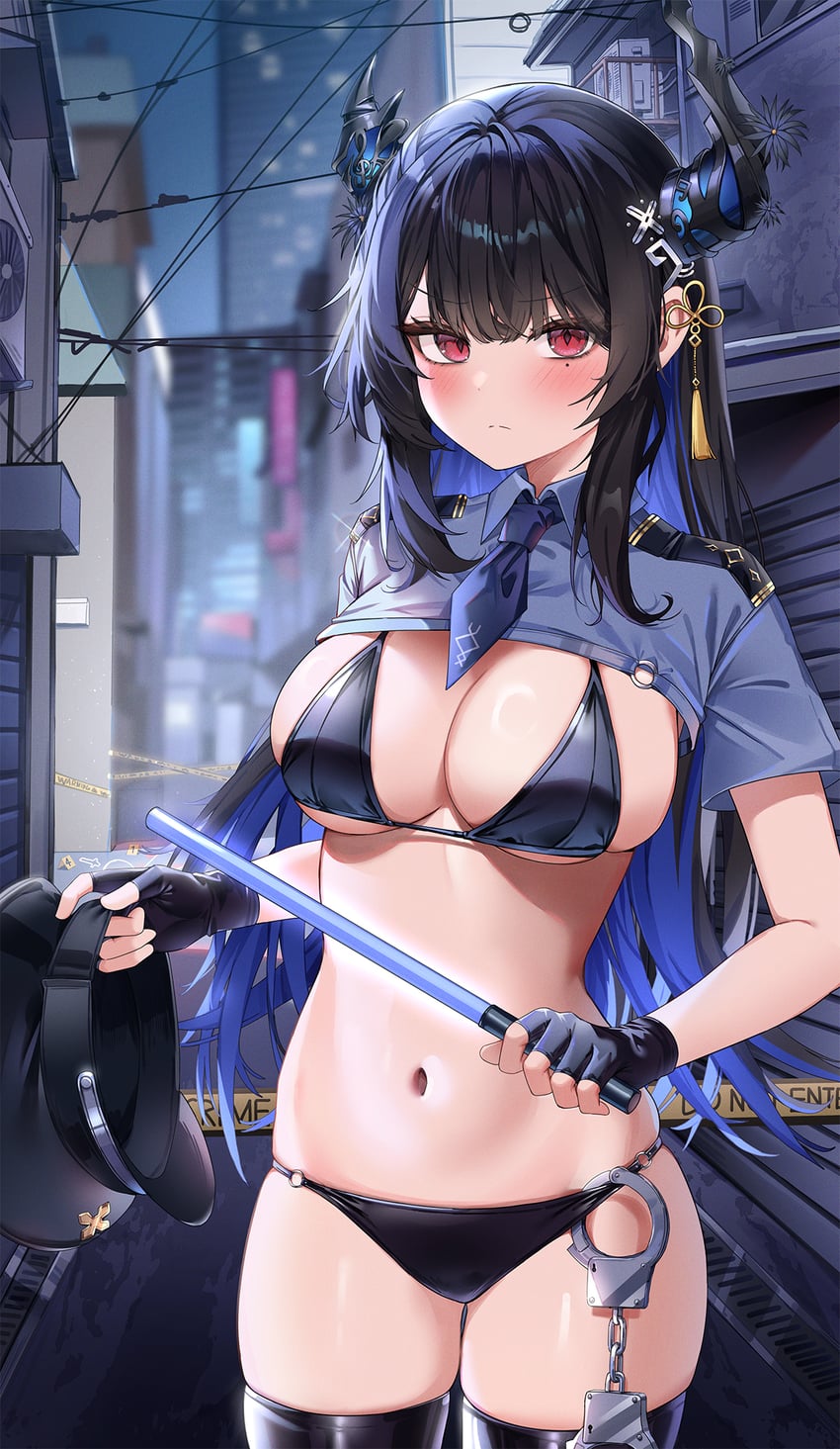 nerissa ravencroft (hololive and 1 more) drawn by bu_leike