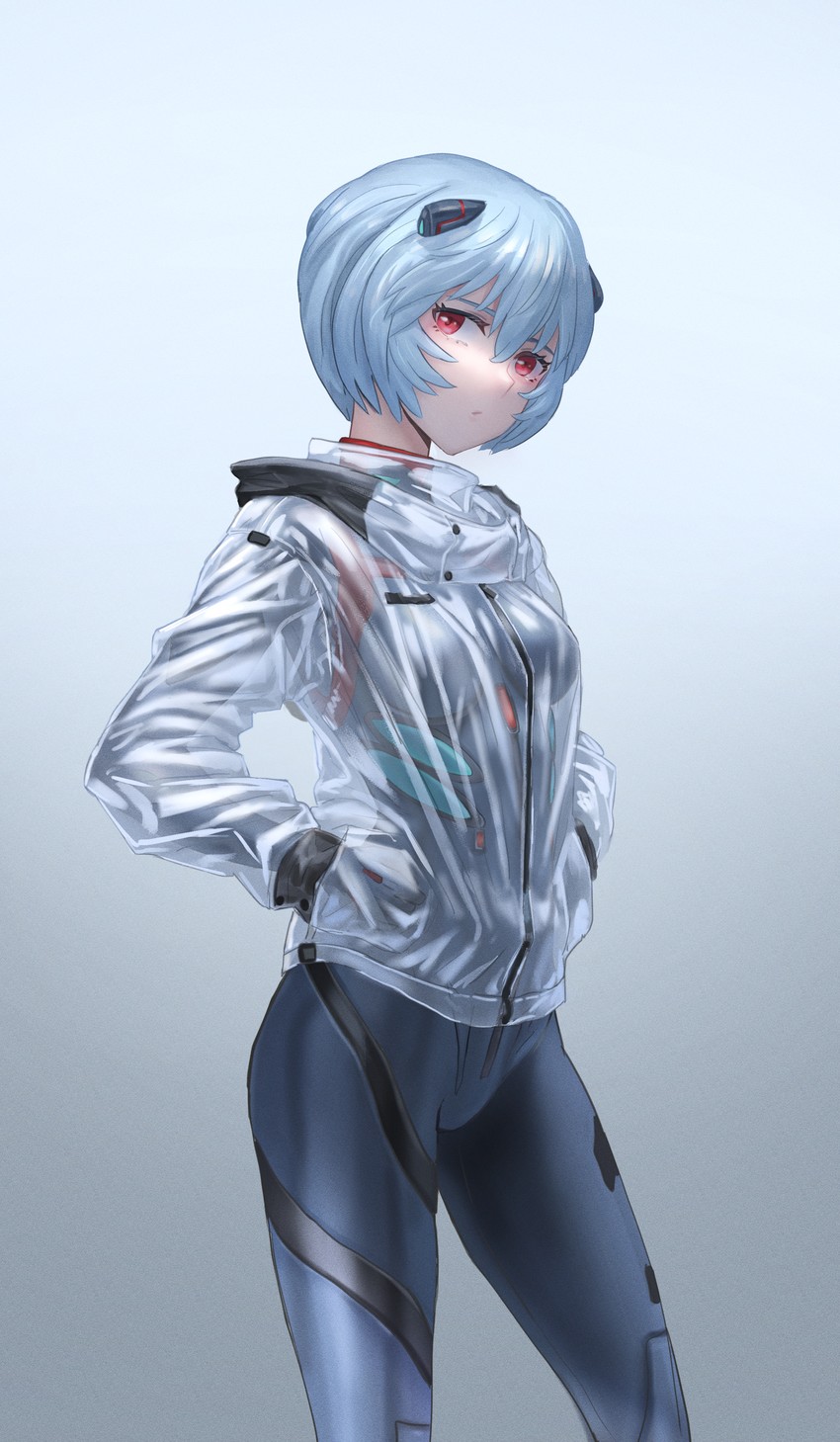 ayanami rei (neon genesis evangelion and 2 more) drawn by bryanth