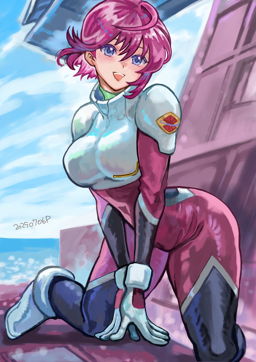 lunamaria hawke (gundam and 2 more) drawn by okrdisk2000