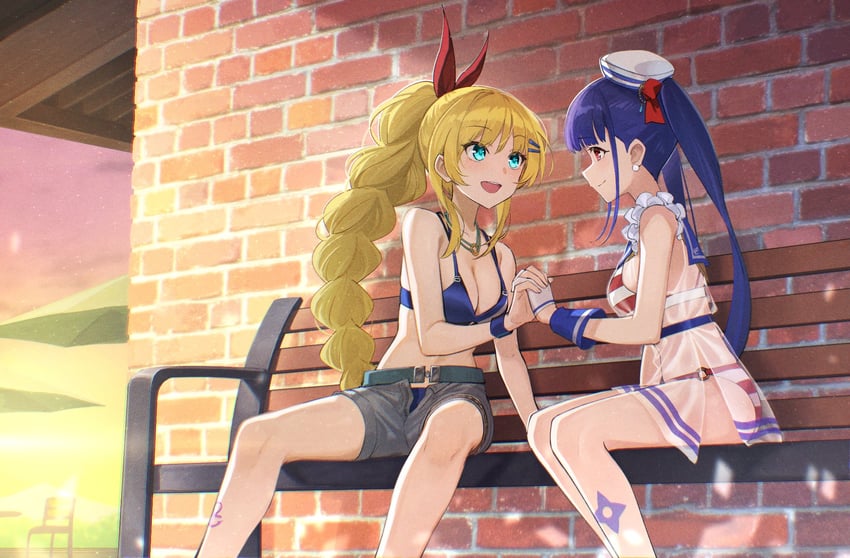 satsuki mari and kanzaki adelheid (heaven burns red) drawn by sipeiren