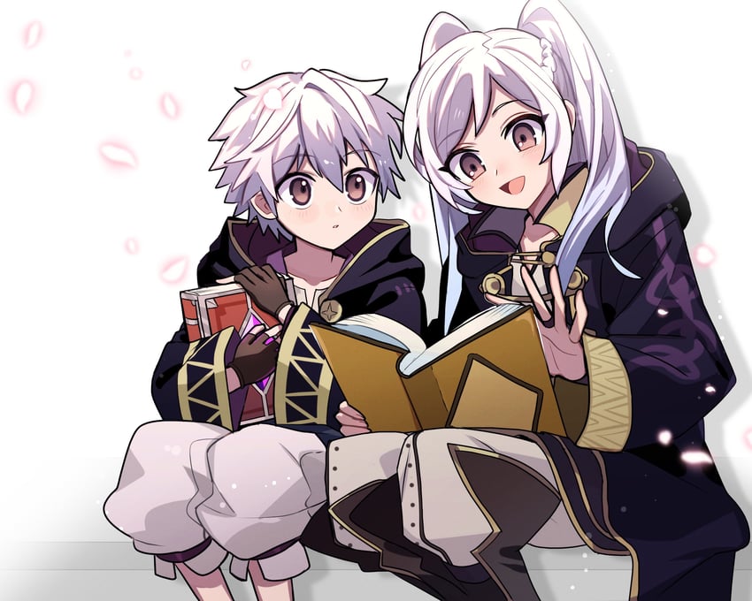 female robin and male robin (fire emblem and 2 more) drawn by kurimori