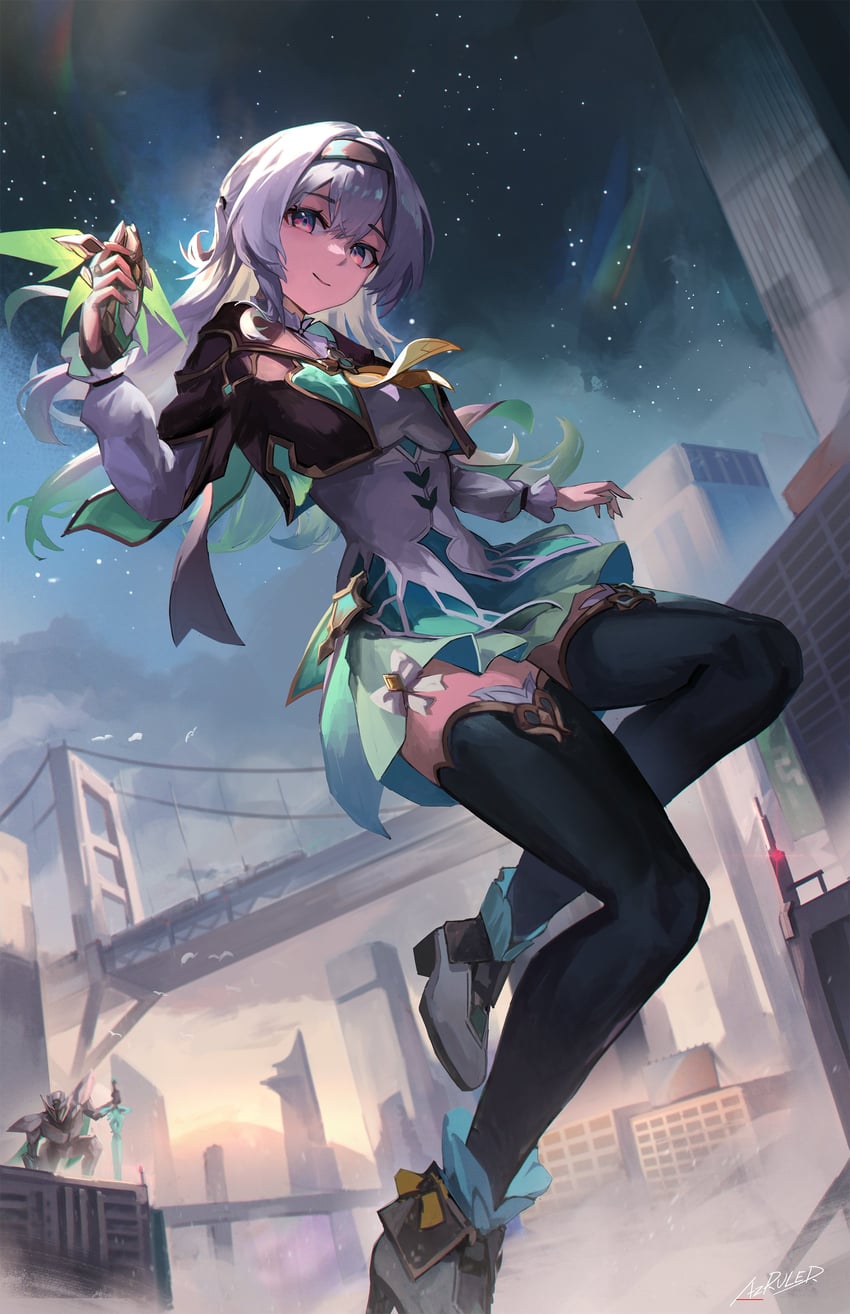 firefly and sam (honkai and 1 more) drawn by az'ruler