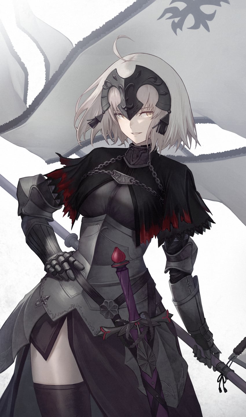 jeanne d'arc alter (fate and 1 more) drawn by yasu_(segawahiroyasu)