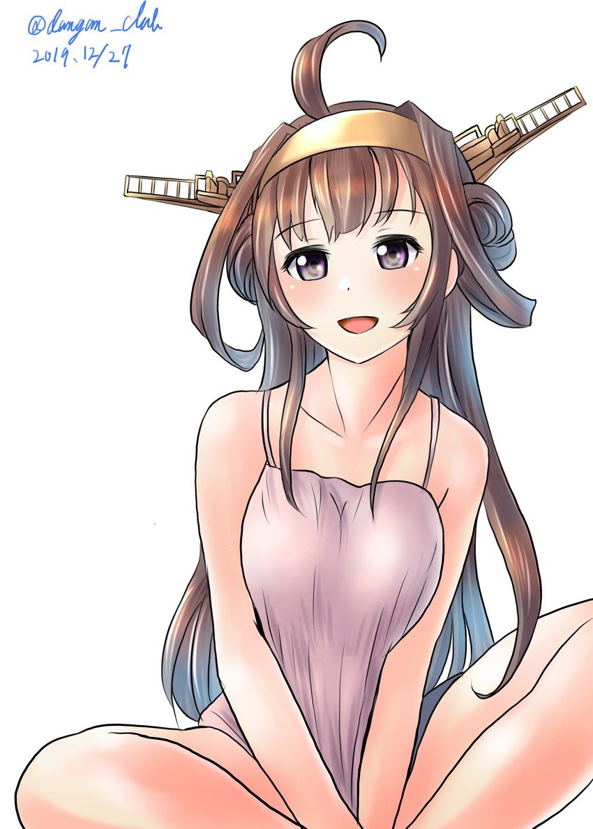 kongou and kongou kai ni (kantai collection) drawn by dangan_kurabu
