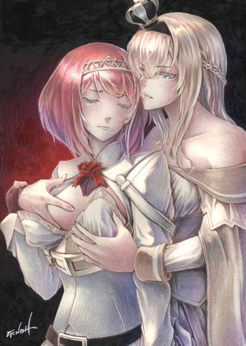 warspite and ark royal (kantai collection) drawn by tesun_(g_noh)