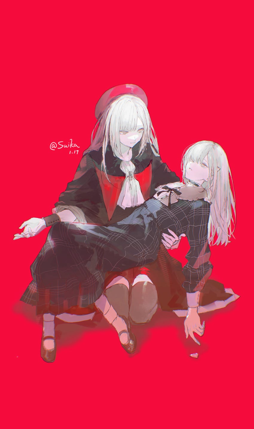 wakaba mutsumi and mortis (bang dream! and 1 more) drawn by cui_(jidanhaidaitang)