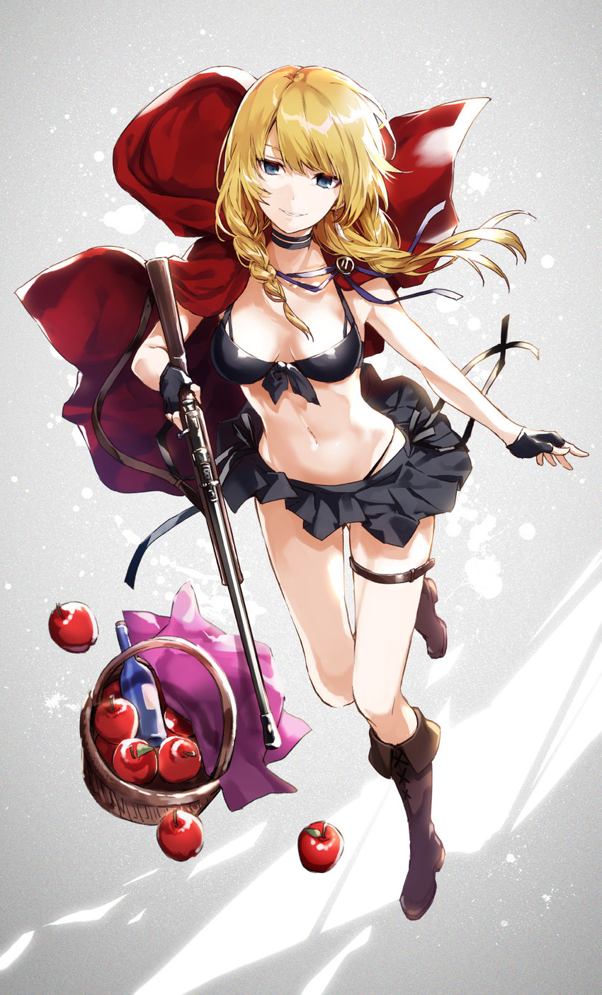 little red riding hood (original and 1 more) drawn by arisaka_ako