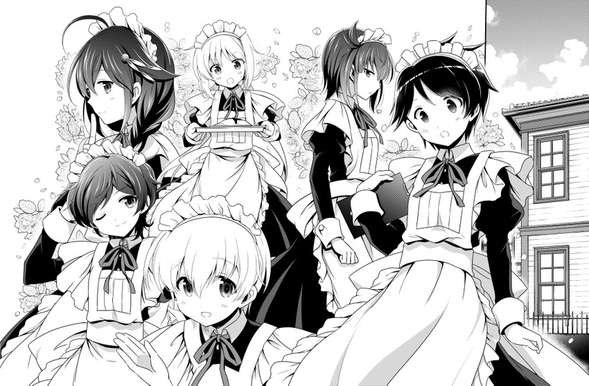 shigure, z1 leberecht maass, mogami, satsuki, hatsuzuki, and 1 more (kantai collection) drawn by odawara_hakone