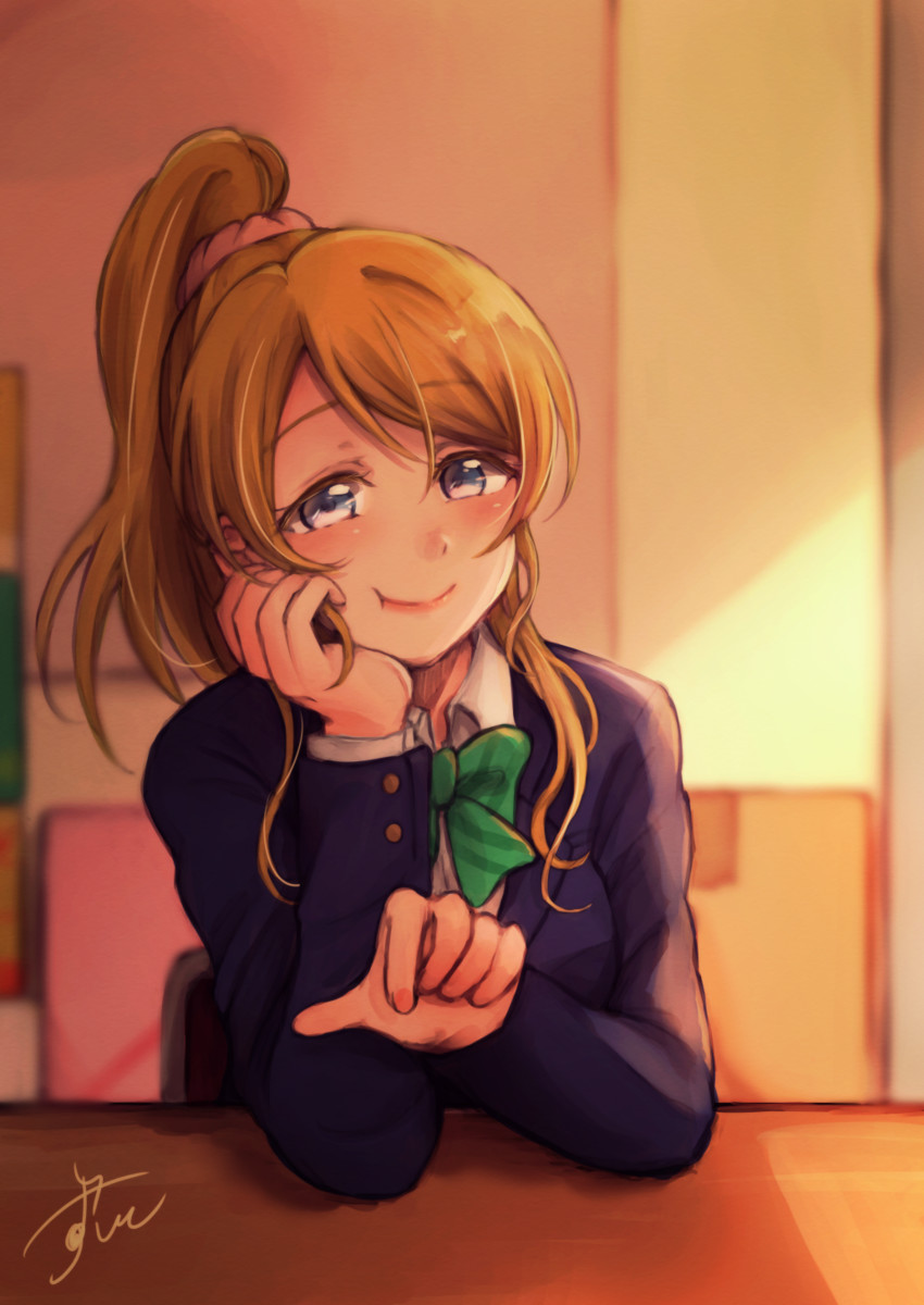 ayase eli (love live! and 1 more) drawn by suito