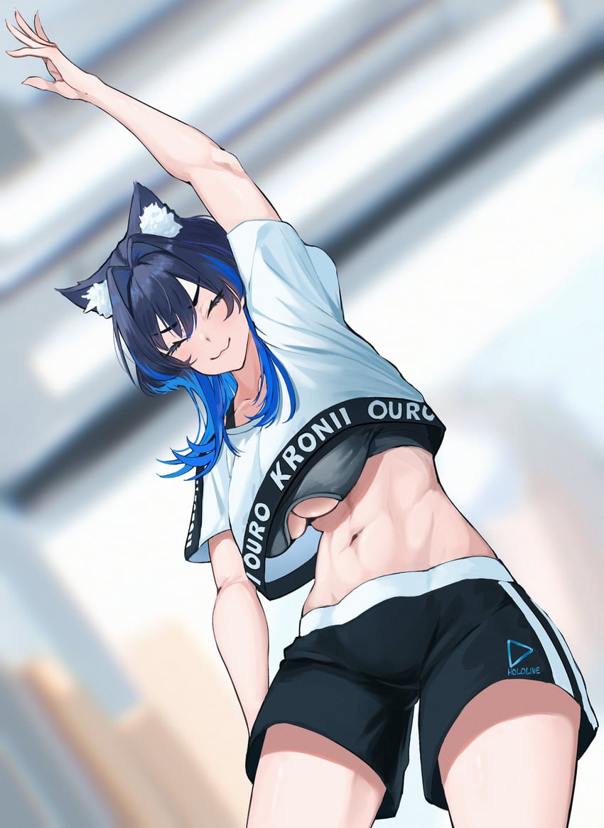 ouro kronii (hololive and 1 more) drawn by eipanguino