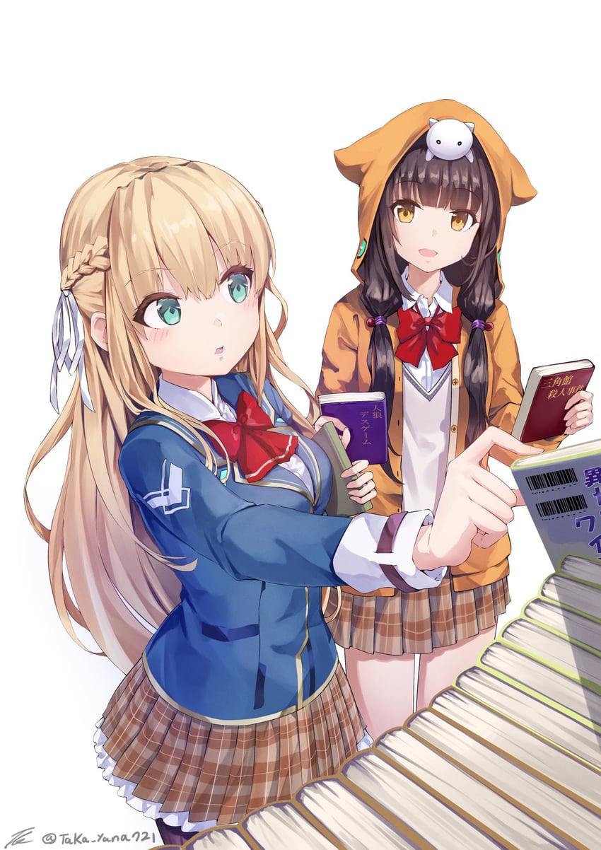 asakura karen and toujou tsukasa (heaven burns red) drawn by taka.yana