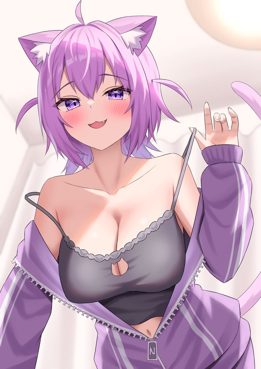 nekomata okayu (hololive) drawn by kumoru_(kumoru_145)