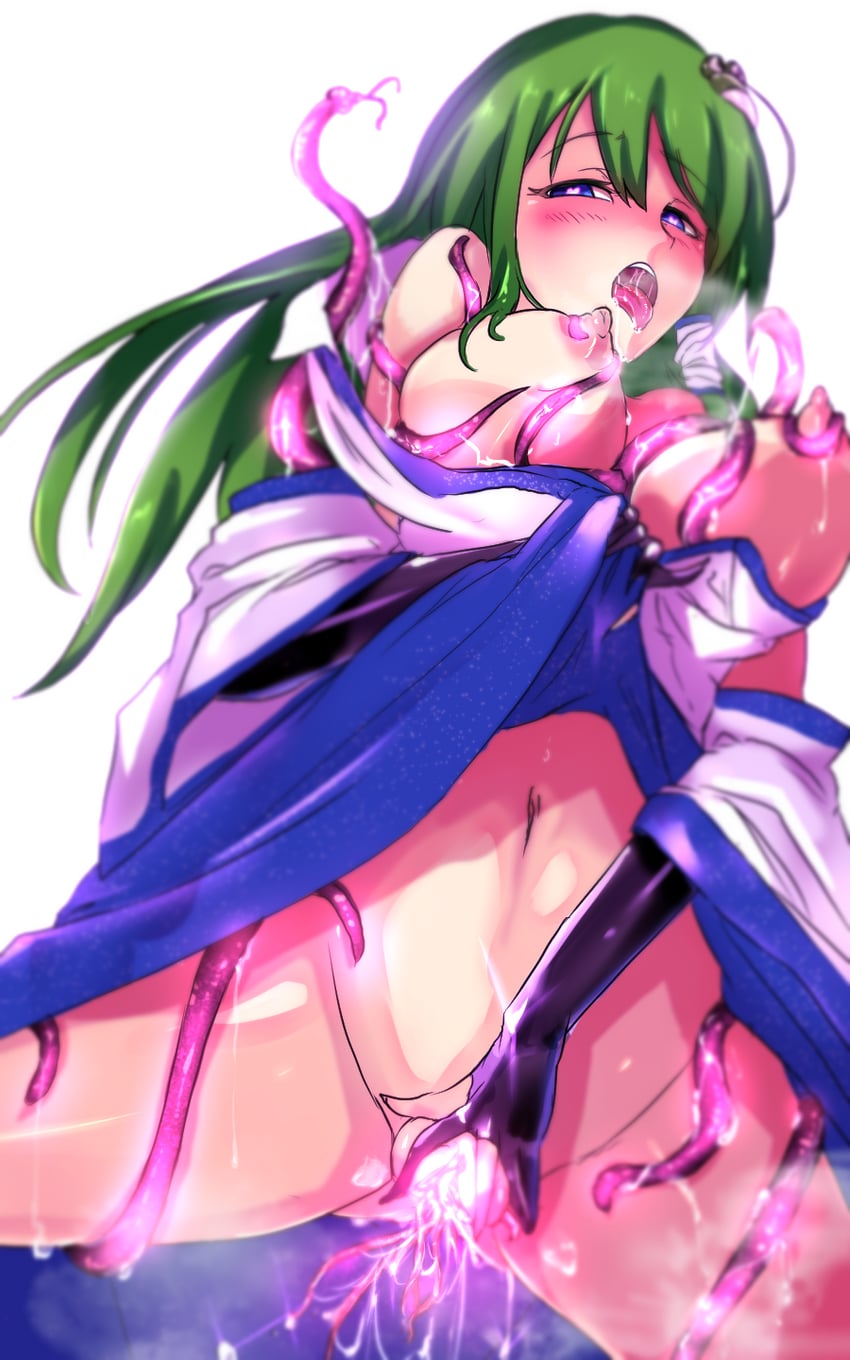 kochiya sanae (touhou) drawn by amatou3